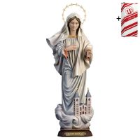 Kraljica Mira con chiesa con Raggiera + Box regalo