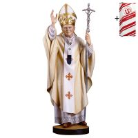 S. Papa Giovanni Paolo II + Box regalo. 16 cm.Scol