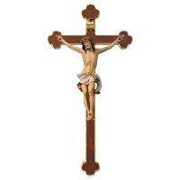 Crocifisso Nazareno Croce barocca (Bianco). 62(