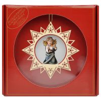 Angelo Cuore con candela Stella Stelline + Box r