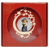 Angelo Cuore con calice Stella Luna + Box regalo