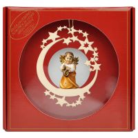 Angelo Cuore con lanterna Stella Luna + Box rega