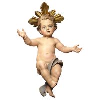 Gesù Bambino Ulrich con Raggiera Legno di tiglio