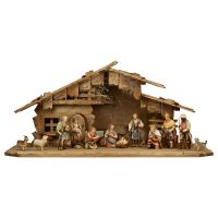 PA Presepe Pastore Set 16 Pezzi. 15(88x42x42)cm.