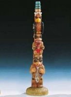 TOTEM PRESEPE INDIANI IN RESINA