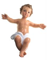GESU BAMBINO IN VETRO RESINA CM 50