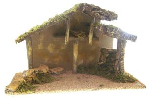CAPANNA PER PRESEPE DA CM 12