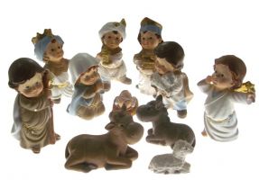 PRESEPE COMPLETO CM 9 PEZZI 11