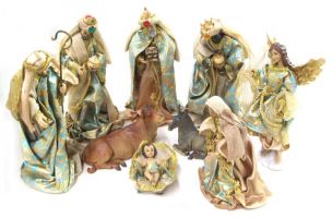 PRESEPE COMPLETO CM 25 PEZZI 10