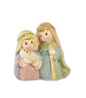 PRESEPINO NATIVITA IN RESINA CM 5 BUSTA REGALO