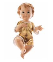 GESU BAMBINO VESTITO ORO CM 15
