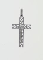 CROCE IN ARGENTO CM 3,20