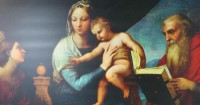 QUADRO SACRA FAMIGLIA CM 69X99