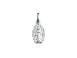 MEDAGLIA MIRACOLO CM 1,4 ORO BIANCO