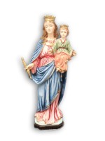 STATUA MARIA AUSILIATRICE CM 20 RESINA