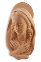 FORMELLA TERRACOTTA MADONNA VOLTO