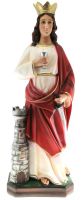 STATUA SANTA BARBARA ALTEZZA 60 CM
