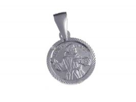 MEDAGLIA IN ARGENTO SAN FRANCESCO CM 1,4