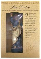 STATUA SAN PIETRO CM 12 CONFEZIONE REGALO