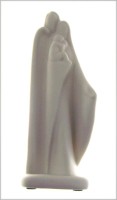 STATUA SACRA FAMIGLIA PORCELLANA CM 19
