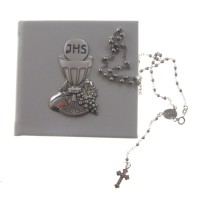 ASTUCCIO CON PLACCA BILAMINATA E CORONA IN ARGENT