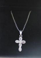 COLLANA IN ARGENTO CON CROCE FILIGRANA