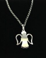 COLLANA IN ARGENTO CON ANGELO