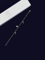 BRACCIALETTO IN ARGENTO RODIATO BICOLORE