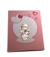 ALBUM  BATTESIMO PLACCA ARGENTO E SMALTI CM 20X25