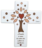 CROCE ALBERO DELLA VITA CAMERETTA BAMBINI 15X12 CM