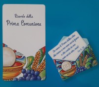 RICORDO SACRAMENTO PRIMA COMUNIONE CM 6X6 MAGNETE