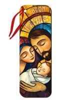 SEGNALIBRO NATALE IN LEGNO COLORATO