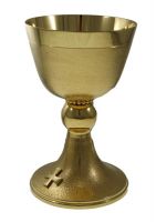 CALICE IN OTTONE DORATO 10X17 CM