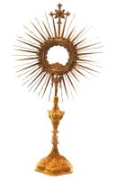 OSTENSORIO DORATO E ARGENTATO 57 CM
