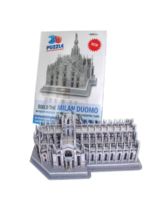 DUOMO DI MILANO PUZZLE 3D TRIDIMENSIONALE DA ASSEMBLARE CM 27X15