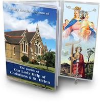 LIBRETTO CON ROSARIO ST.HELEN'S CATHOLIC CHURCH  - INGLESE