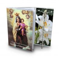LIBRETTO CON ROSARIO MADONNA DEL CARMELO (NUOVA VERSIONE) – INGLESE