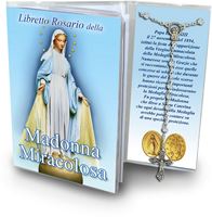 LIBRETTO CON ROSARIO MADONNA MIRACOLOSA - ITALIANO