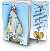 LIBRETTO CON ROSARIO MADONNA MIRACOLOSA - PORTOGHESE