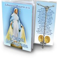 LIBRETTO CON ROSARIO MADONNA MIRACOLOSA - SPAGNOLO