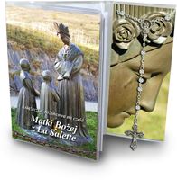 LIBRETTO CON ROSARIO SANTUARIO DE LA SALETTE - POLACCO