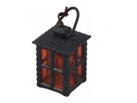 LAMPIONE IN METALLO LUCE ROSSA 3,5V – BERTONI PRESEPE LINEA NATALE