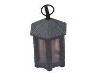 LANTERNA ESAGONALE IN METALLO LUCE BIANCA 3,5V – BERTONI PRESEPE LINEA NATALE