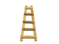 SCALA IN LEGNO DA 15 CM - BERTONI PRESEPE LINEA NATALE