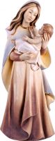 STATUA DELLA MADONNA MADRE DELLA GIOVENTù, LINEA DA 60 CM, IN LEGNO DI TIGLIO DIPINTO A MANO - DEMETZ DEUR