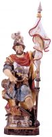 SAN FLORIANO DELLE ALPI - DEMETZ - DEUR - STATUA IN LEGNO DIPINTA A MANO. ALTEZZA PARI A 16 CM.