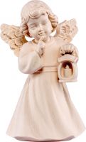 STATUA DELL'ANGIOLETTO CON LANTERNA, LINEA DA 28 CM, IN LEGNO NATURALE, COLLEZIONE ANGELI SISSI - DEMETZ DEUR