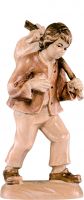 FANCIULLO B.K. - DEMETZ - DEUR - STATUA IN LEGNO DIPINTA A MANO. ALTEZZA PARI A 9 CM.
