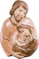 RILIEVO FAMIGLIA - DEMETZ - DEUR - STATUA IN LEGNO DIPINTA A MANO. ALTEZZA PARI A 15 CM.