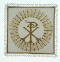 COPRICALICE CHI RHO CM 18 BIANCO